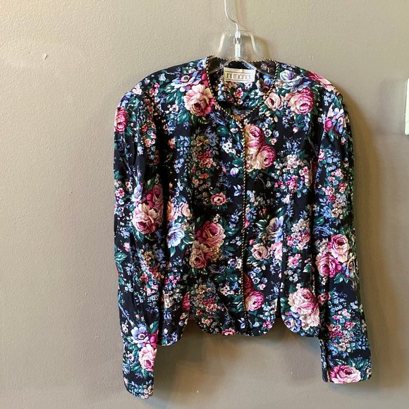 Vintage 80's English Granny Core Skirt Set by UNI Mondo - Picture 2 of 9